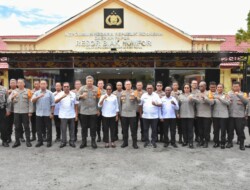 Bahas Program Kerja, PJ Bupati Biak Ramah Tamah Bersama Kapolres Biak Numfor