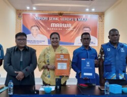 Terima B1KWK dari Partai PAN dan Hanura, Paslon MARWA Siap Maju Pilkada Supiori 2024