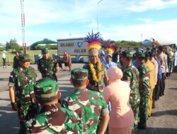 Pangkoopsud III Dampingi Kasau Tinjau Kesiapan Operasional Penerbangan di Lanud Manuhua