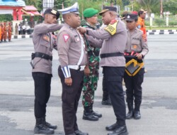 Polres Supiori Laksanakan Apel Gelar Pasukan Operasi Mantap Praja Cartenz 2024