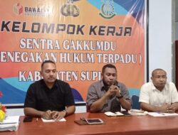 Sentra Gakkumdu Supiori Terus Lakukan Pengawasan pada Tahapan Pilkada Supiori