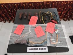 Polres Biak Amankan Dua Tersangka Pencurian Kabel Bandara Frans Kaisepo Biak