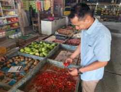 Satgas Pangan Polres Biak Numfor Sidak Retail dan Pasar Tradisional