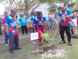 HUT ke-64 YPK di Biak Numfor Diisi Senam Bersama dan Penanaman Pohon